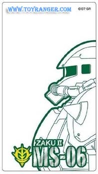 ฟิล์มกันรอย Mobile Suit Gundam GD-10C(Zaku Production Model) (แท้)