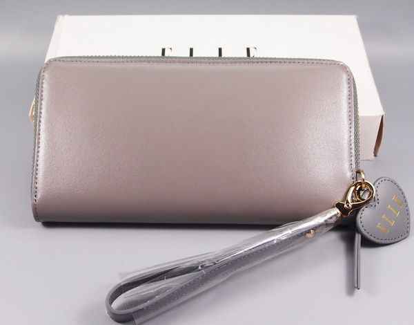 กระเป๋าสตางค์ ELLE เทามีหู ใหม่ แท้