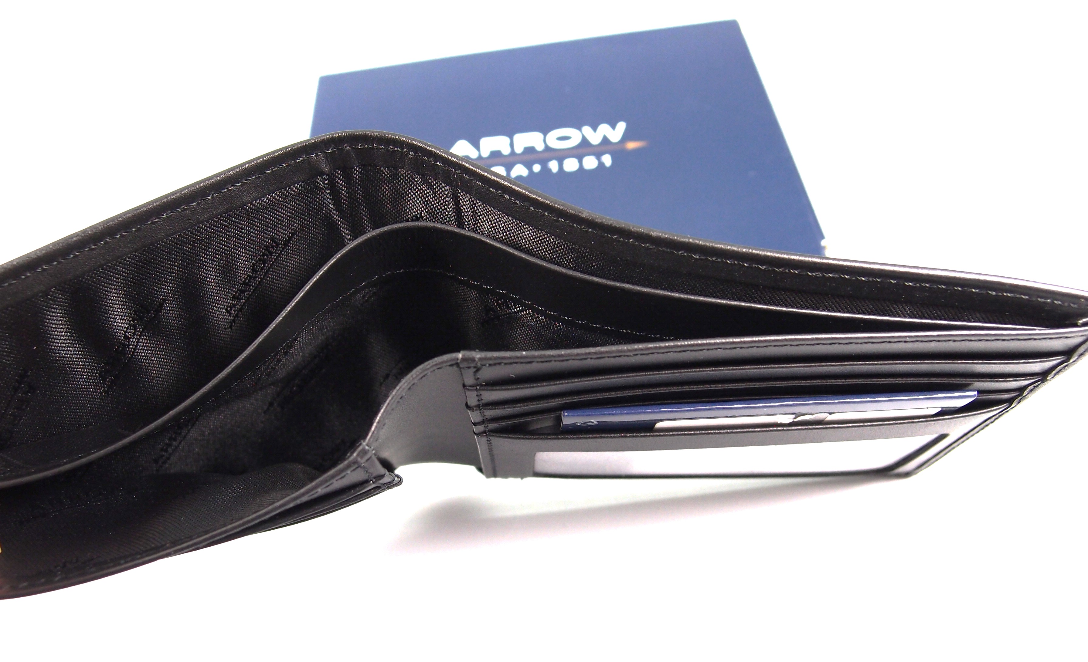 กระเป่าสตางค์ ARROW USA -1851 ดำ ใหม่ แท้