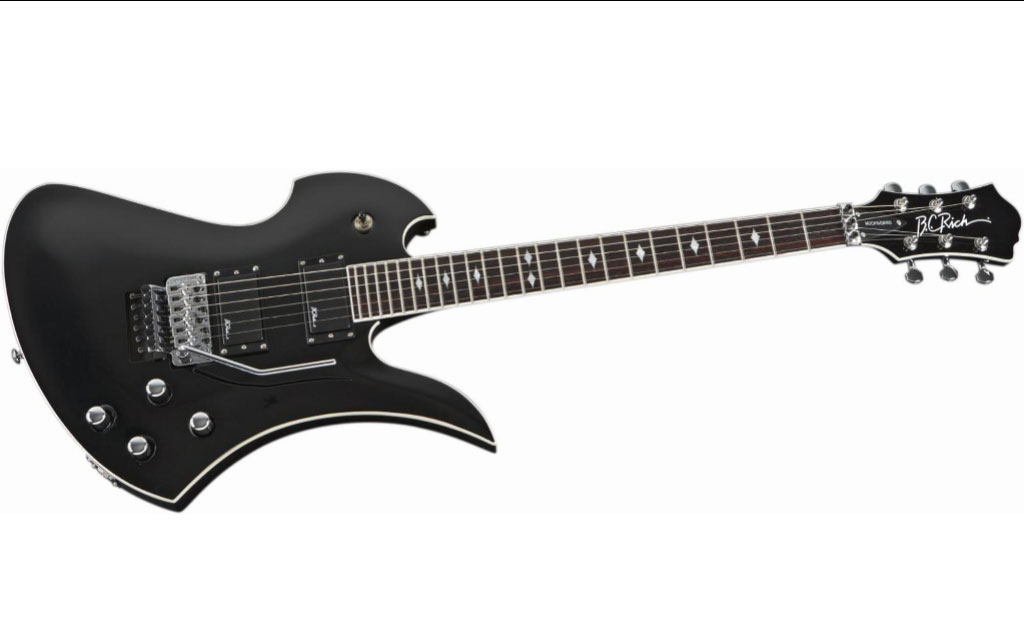 B.C. Rich Pro X Custom Mockingbird Electric Guitar Black Metalflake
