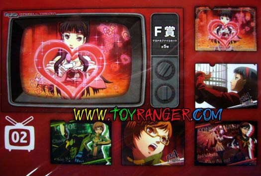 แฟ้ม Persona 4 ชุด ยูกิโกะ อามางิ & จิเอะ ซาโตนากะ (5 แบบ,แท้)