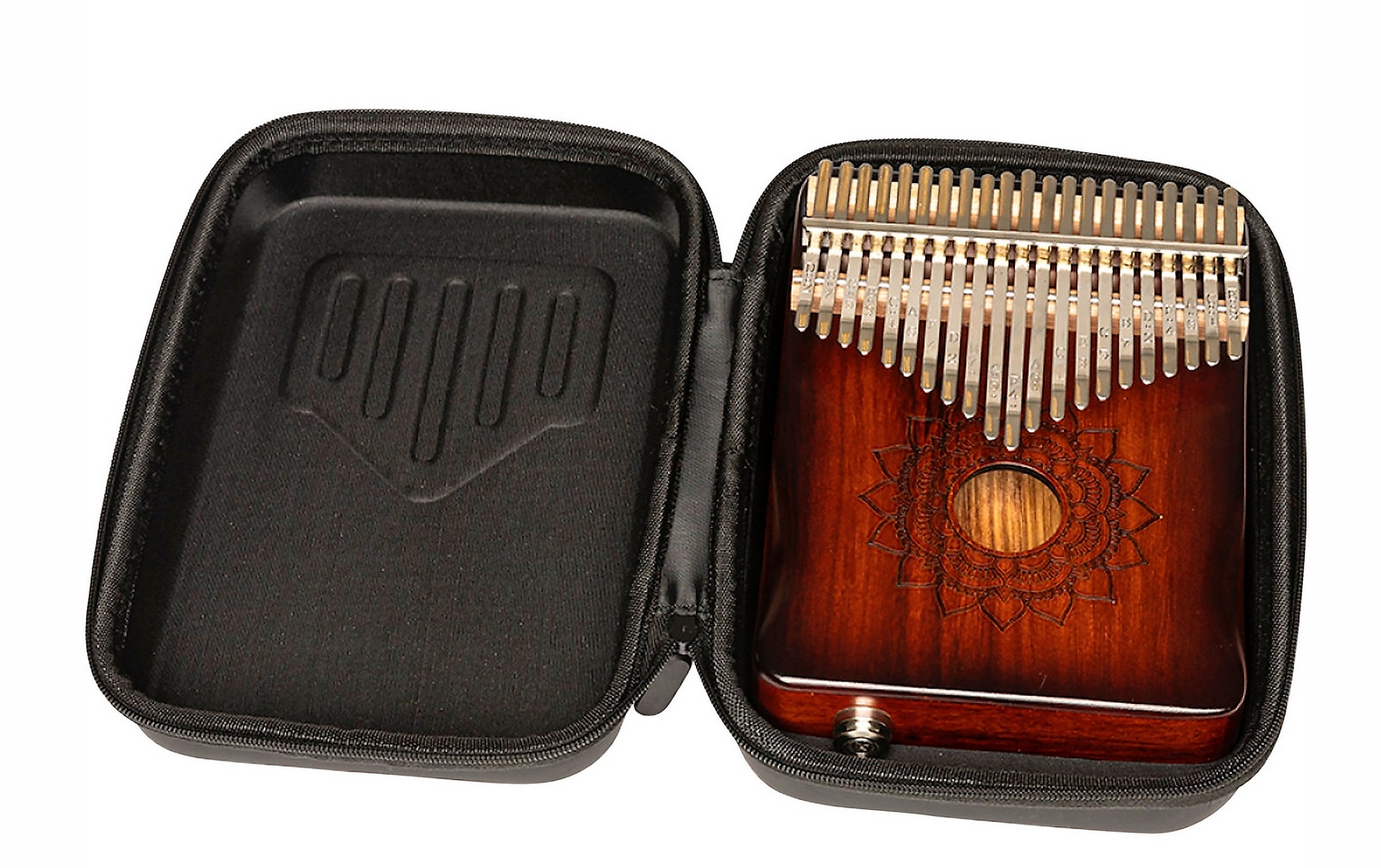 Stagg 21 Note Professional Electro-Acoustic Kalimba Mahogany