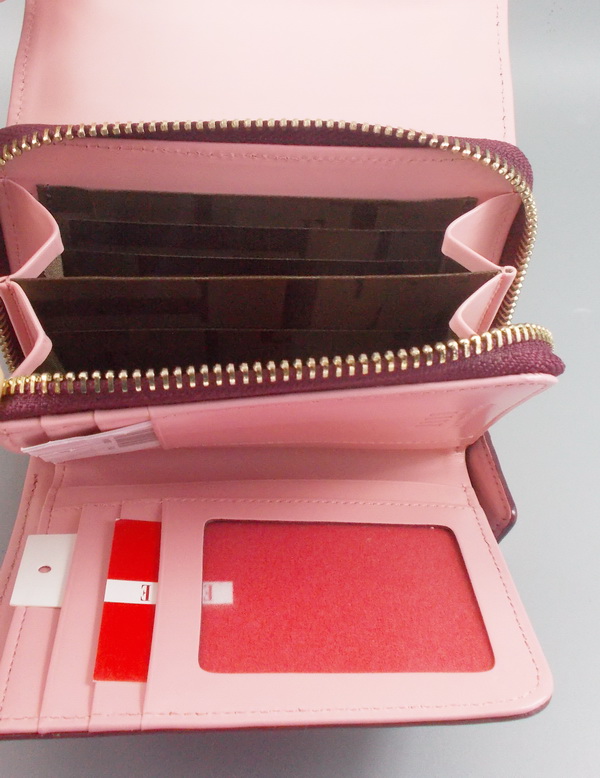 กระเป๋าสตางค์ ELLE ม่วง-ชมพู ใหม่ แท้