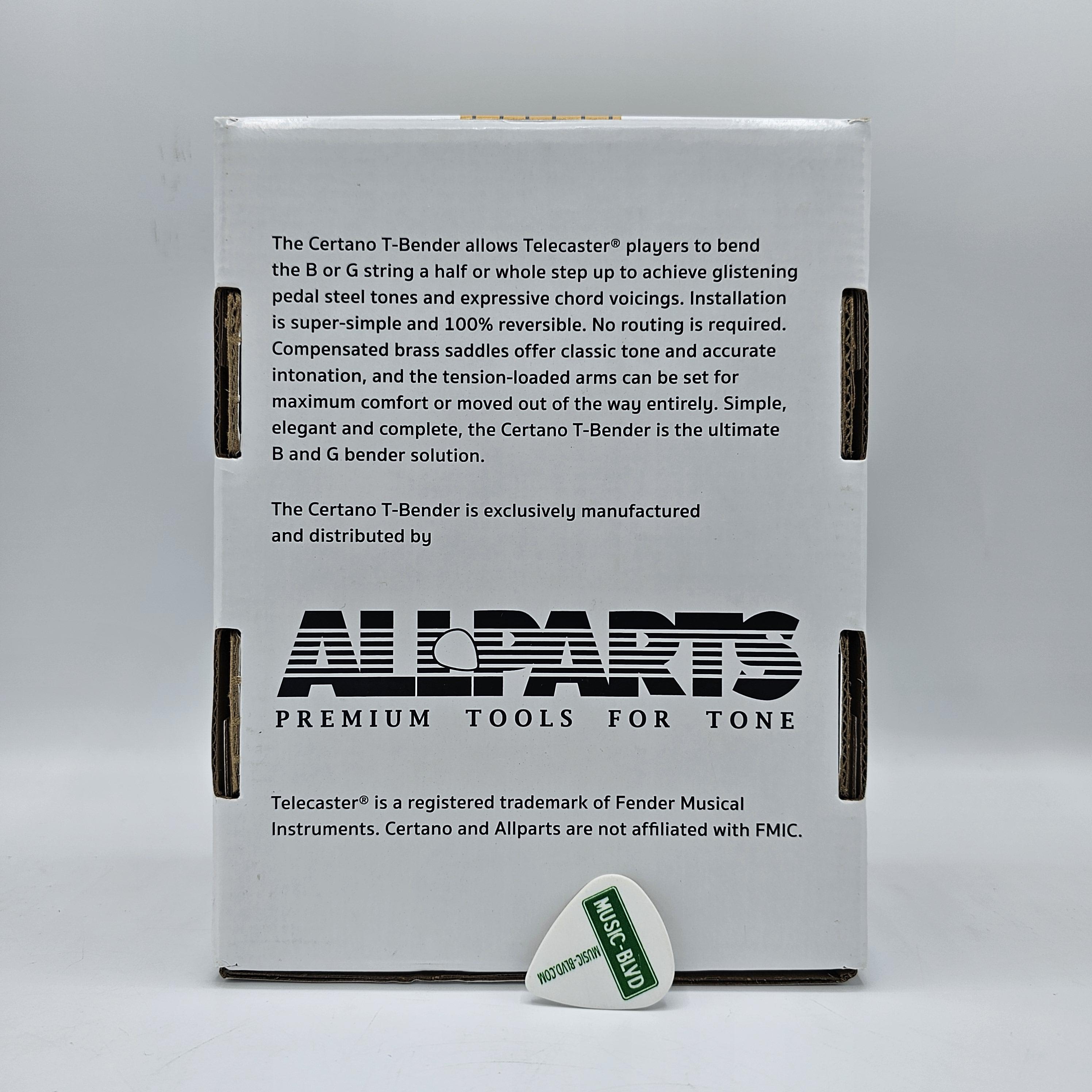 AllParts Certano T-Bender Bridge for Telecaster - Nickel