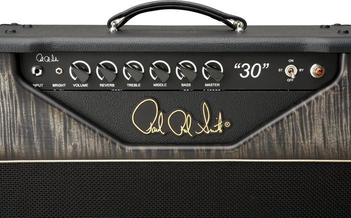PRS Experience PRS 2010 PRS 30 30W Tube Guitar Combo Amp Stealth Charcoal Maple Faceplate