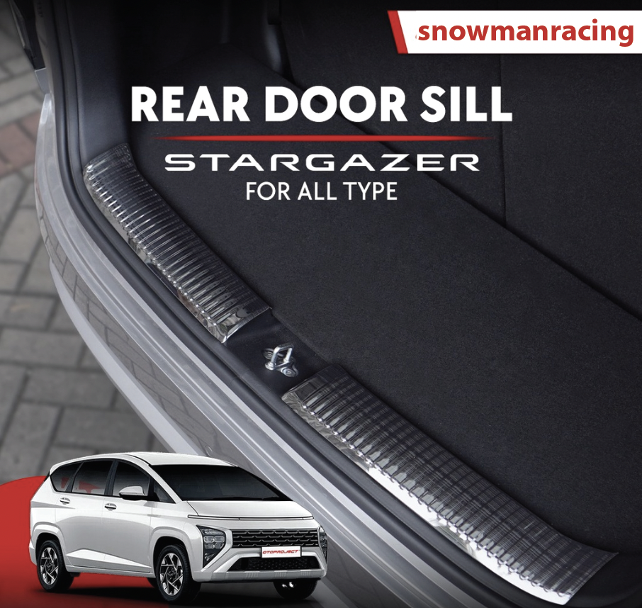 กาบบันไดหลัง All New Stargazer Stainless Black (2 ชิ้น)