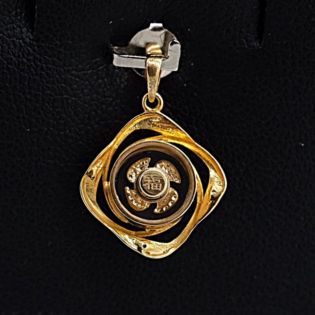 จี้กังหันแชกงหมิว ตัวเรือนทอง18K สำหรับสุภาพสตรีครับ
