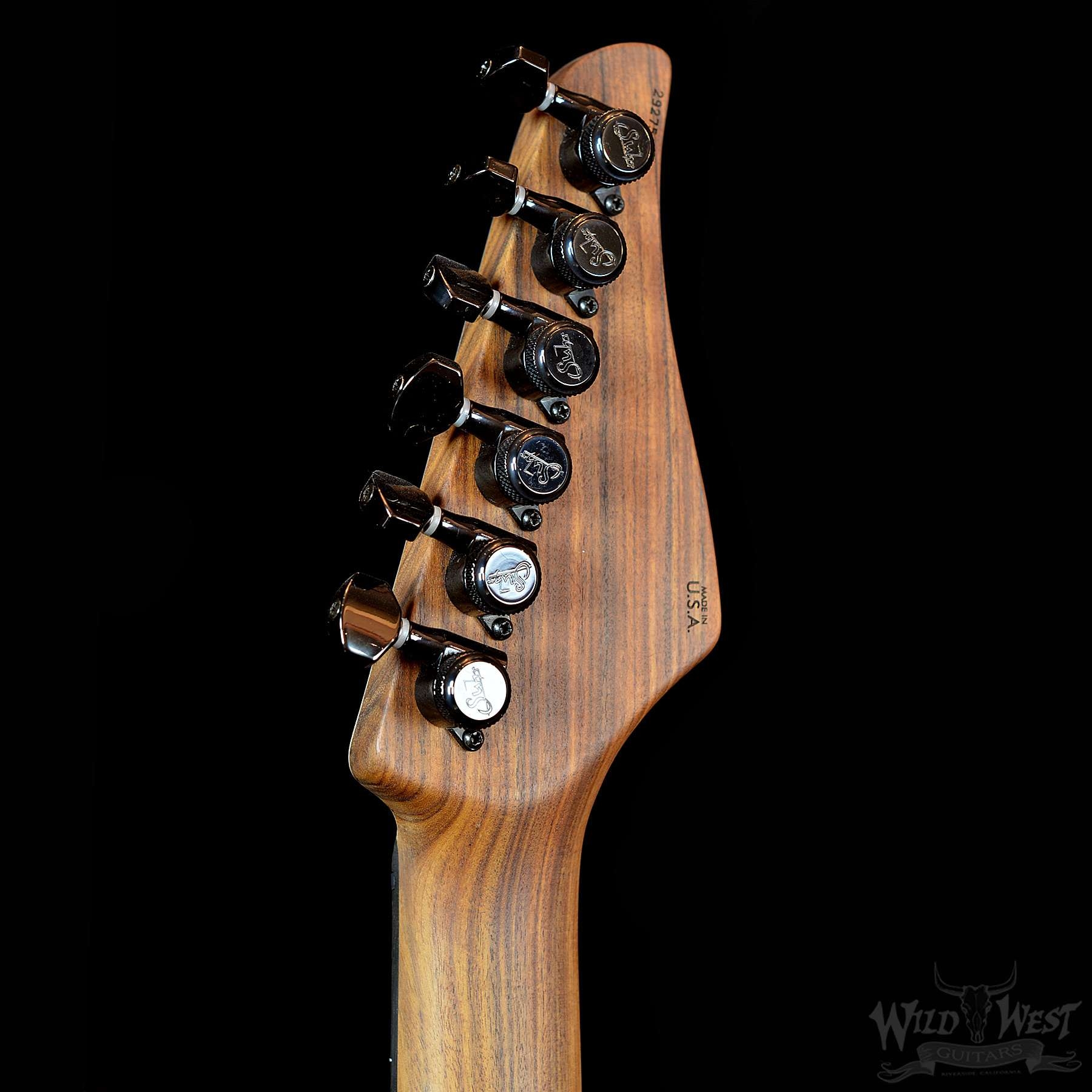 Suhr Modern Trans Arctic White Black Burst w/Oil-Finish Pau Ferro Neck