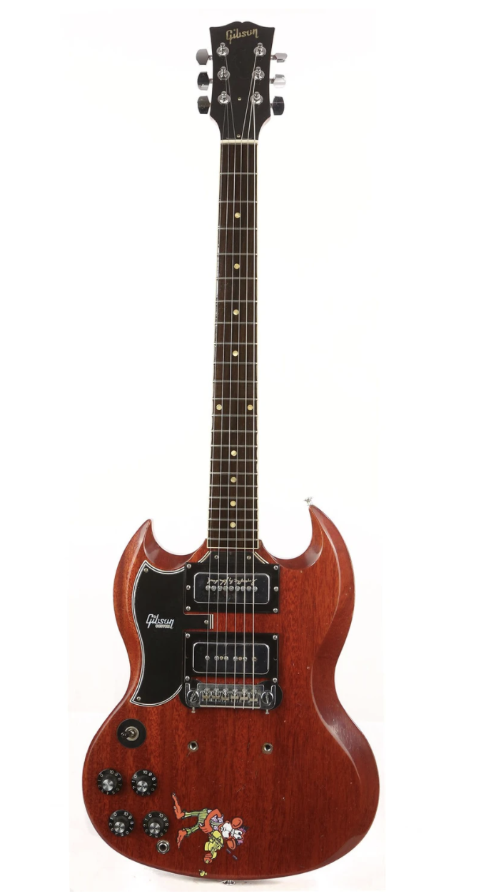 Gibson Custom Shop Tony Iommi Monkey 1964 SG Special Replica Left-Handed Aged and Signed