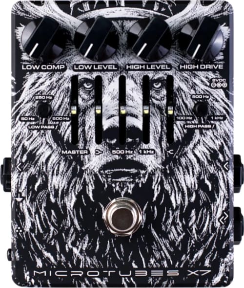 Darkglass Microtubes X7 Preamp/Distortion/DI Bass Effects Pedal, Otso Limited Edition
