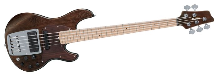 Ibanez ATK805E Premium 5-String Bass Guitar Walnut Flat