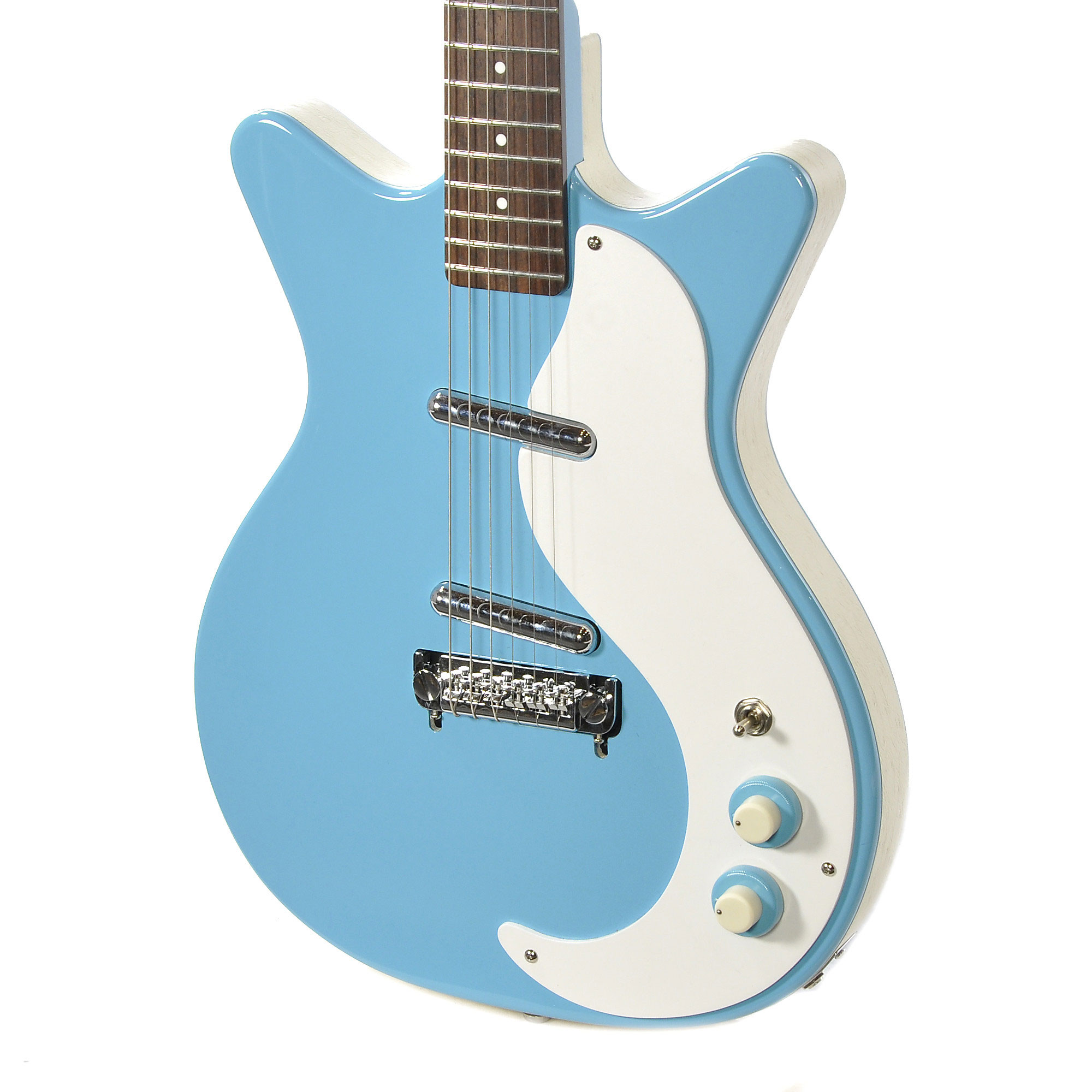 Danelectro '59M NOS Double Cutaway - Baby Come Back Blue