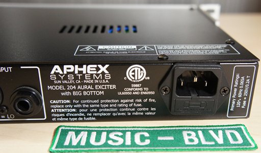 Aphex 204 Aural Exciter and Optical Big Bottom
