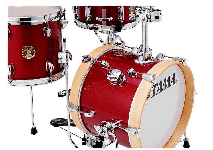 TAMA Club-JAM Flyer 4-Piece Shell Pack With 14 Bass Drum Candy Apple Mist