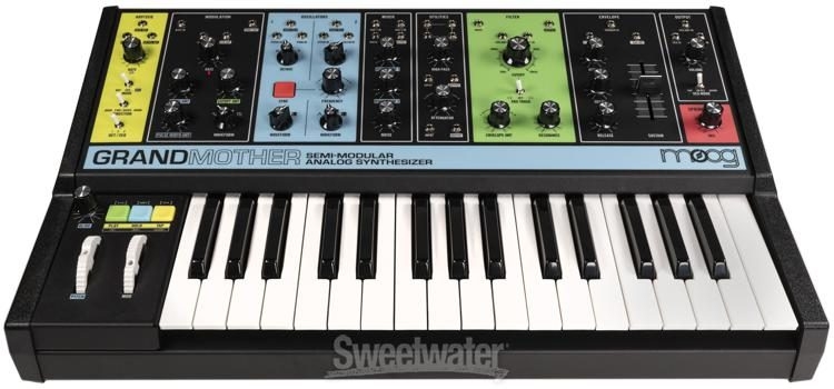 Moog Grandmother Semi-Modular Eurorack Analog Synthesizer and Step Sequencer