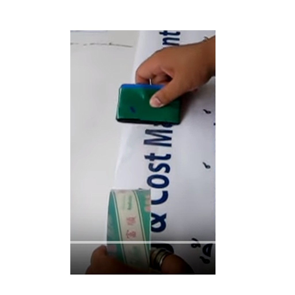 เทปยก Sticeker / เทปลอก Sticker ขนาดหน้ากว้าง 10 ซม ยาว 100 เมตร / 1 ม้วน