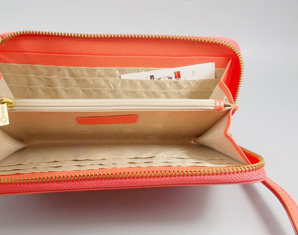 กระเป๋าสตางค์ MORGAN DE TOI ส้มปูน ใหม่ แท้