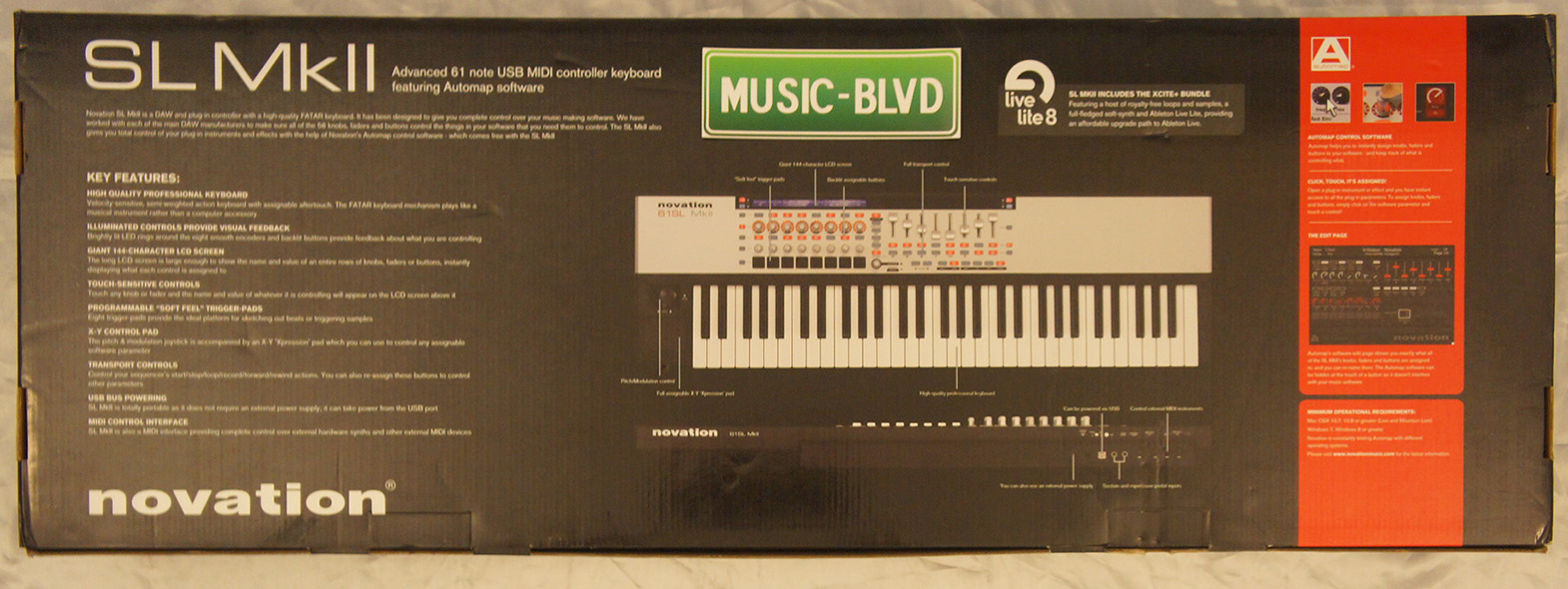 Novation 61 SL MkII Keyboard Controller