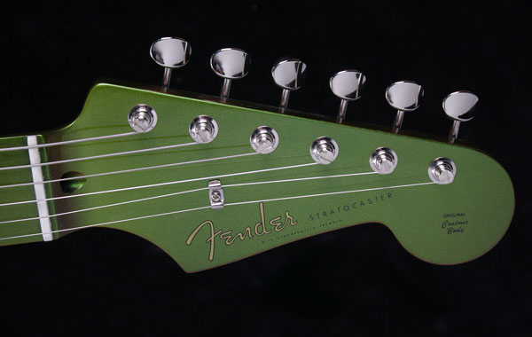 Fender Japan Stratocaster STR-ALLVC - Burgundy/Green