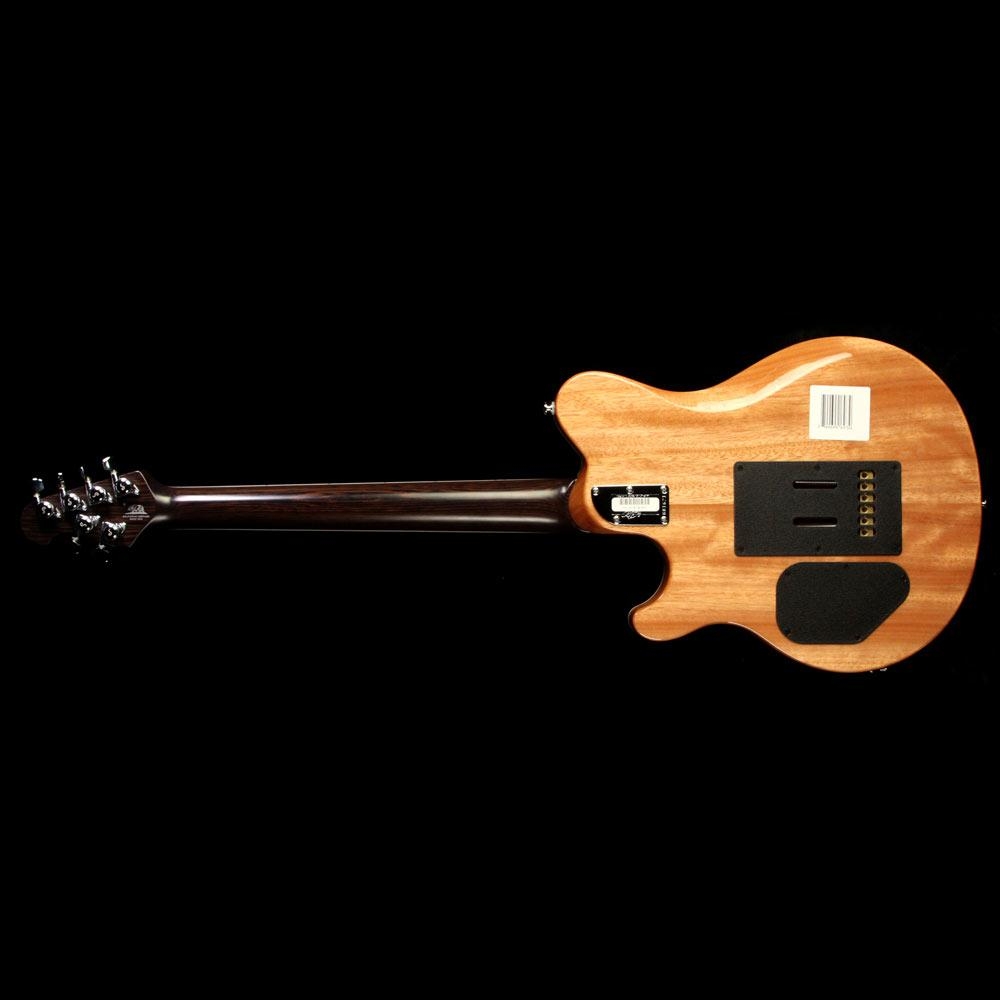 Ernie Ball Music Man BFR Axis Super Sport Tremolo Electric Guitar - Trans Black Quilt Top