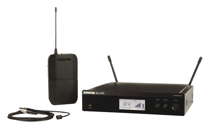 Shure BLX14R/W93 Wireless Lavalier System with WL93 Omnidirectional Condenser Miniature Lavalier Mic