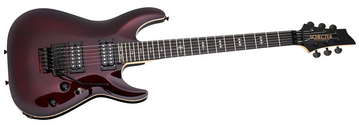 Schecter Guitar Research USA Sunset Classic II Electric Guitar Black Cherry