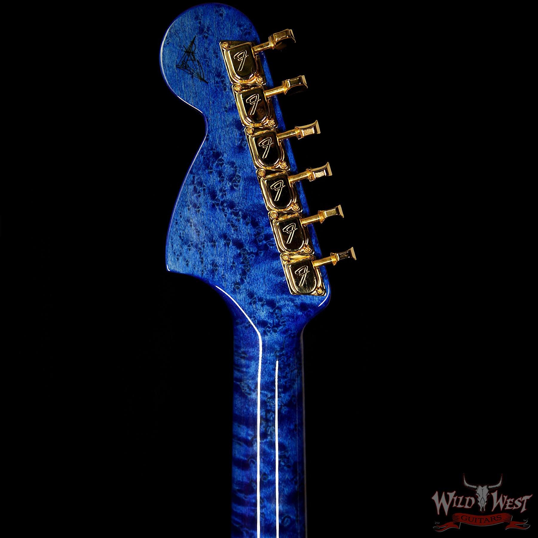 Fender Custom Shop Masterbuilt Yuriy Shishkov 1969 Stratocaster NOS Flame Top - Royal Blue