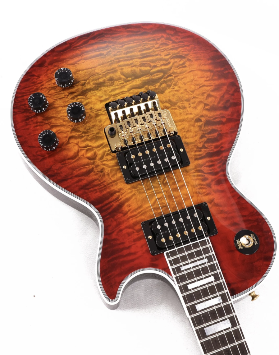 Gibson Custom Shop Les Paul Custom Axcess Made 2 Measure Bengal Burst 5A Top
