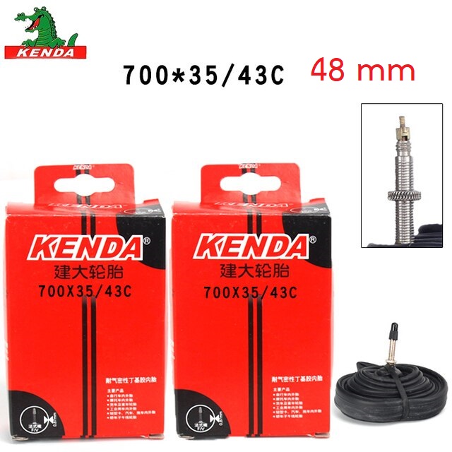 ยางใน KENDA 700 x 35/43 จุ๊บเล็ก FV 48 mm