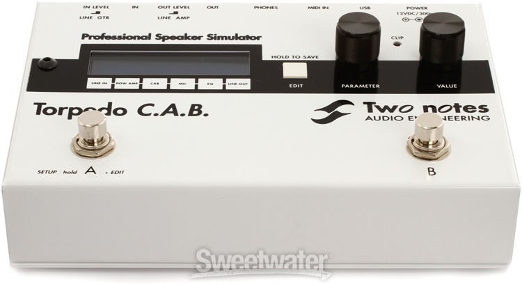 Two Notes Torpedo C.A.B. Speaker Simulator Pedal