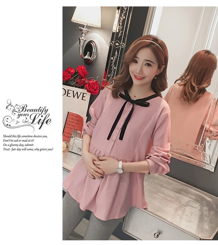 ชุดเซ็ต เสื้อแขนยาวสีแดงอมชมพู กระดุมหน้าแกะได้ + กางเกงเลกกิ้งขายาวสีเทา เอวปรับได้ ใส่สบาย น่ารักมากๆค่ะ