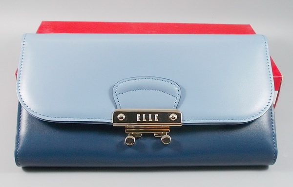 กระเป๋าสตางค์ ELLE กรม-ฟ้า ใหม่ แท้