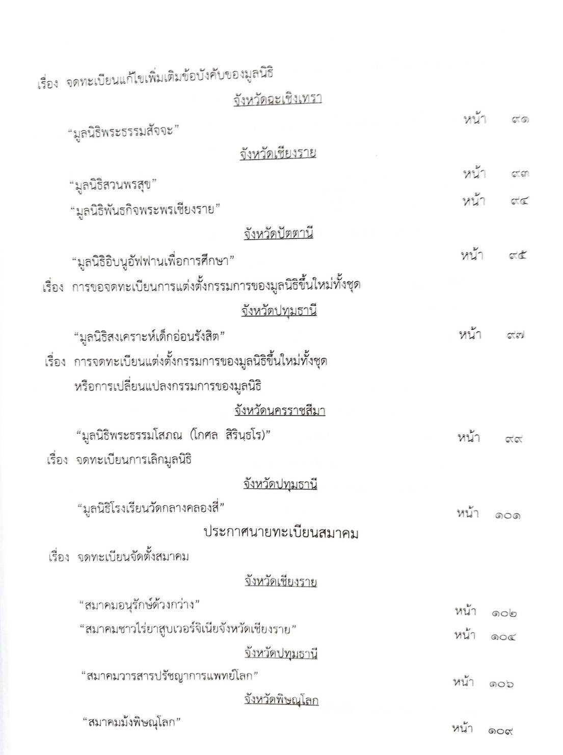 กฎหมายออกใหม่ ตอนที่ 8/2568 ประกาศกรมการศาสนา ประกาศศาลเยาวชนและครอบครัวจังหวัด และสมาคม มูลนิธิ