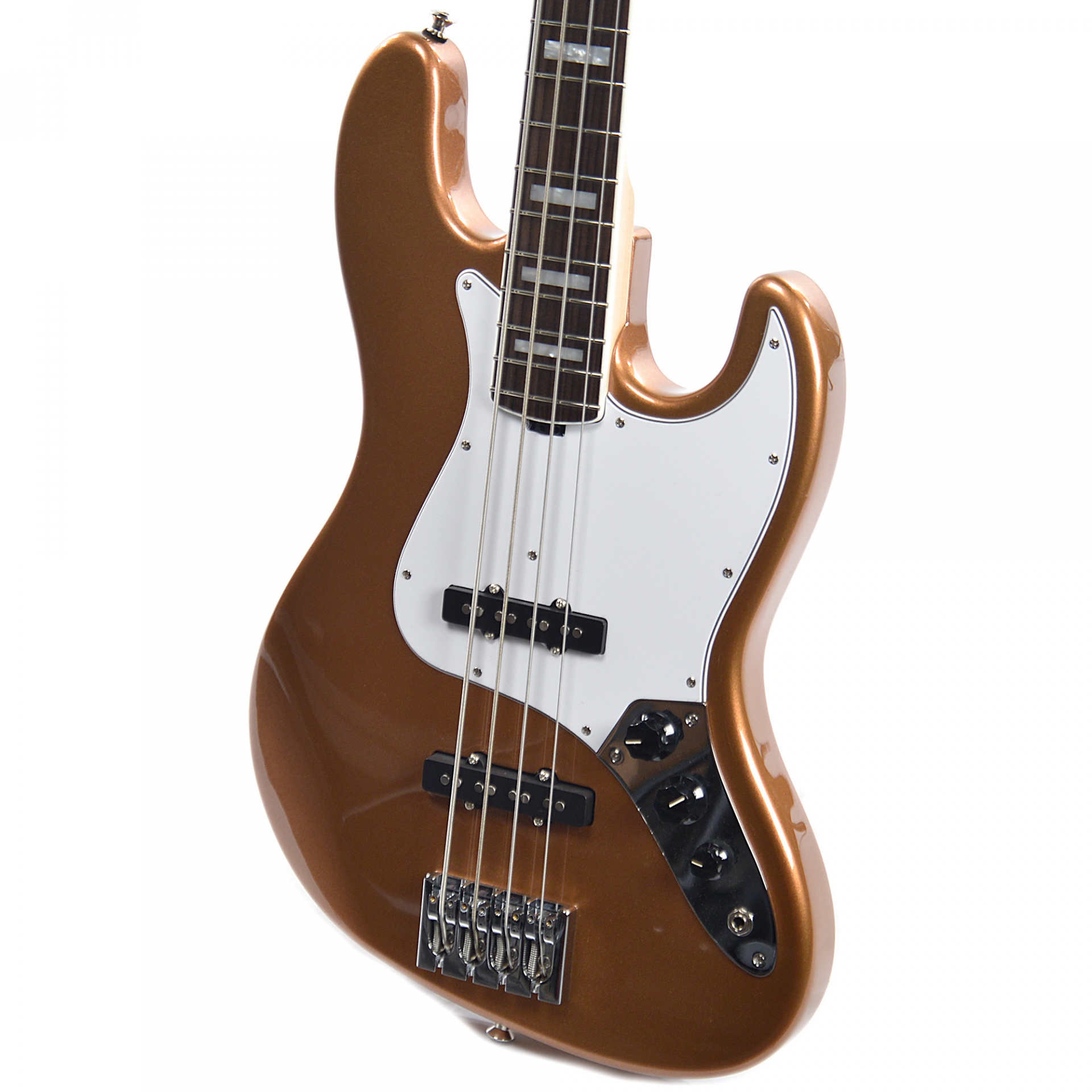 D. Lakin Joe Osborn Custom 4-String Bass Firemist Gold