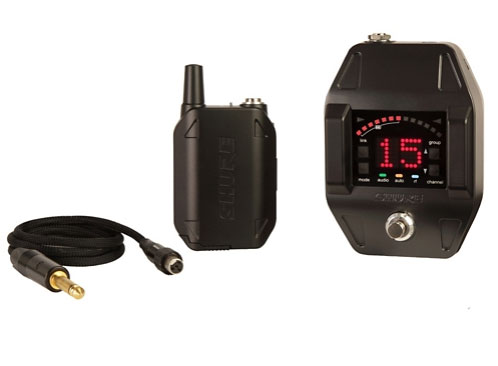 Shure GLX-D Wireless System with GLXD6 Wireless Guitar Pedal