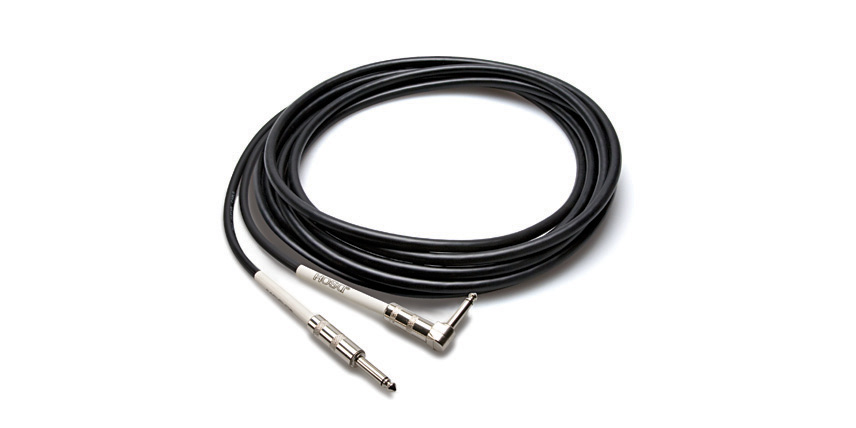Hosa Guitar Cable, Hosa Straight to Right-angle, 25 ft ( GTR-225R )