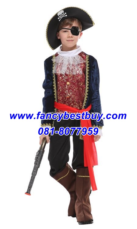 ชุดแฟนซีเด็กเจ้าชายโจรสลัด Handsome Pirate มีขนาด L, XL