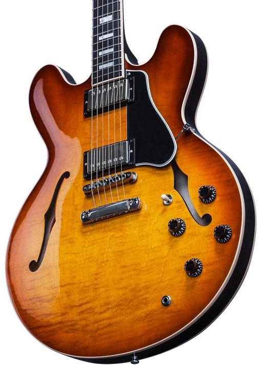 Gibson ES-335 Premier Figured Semi-Hollow Electric Guitar - Faded Light Burst