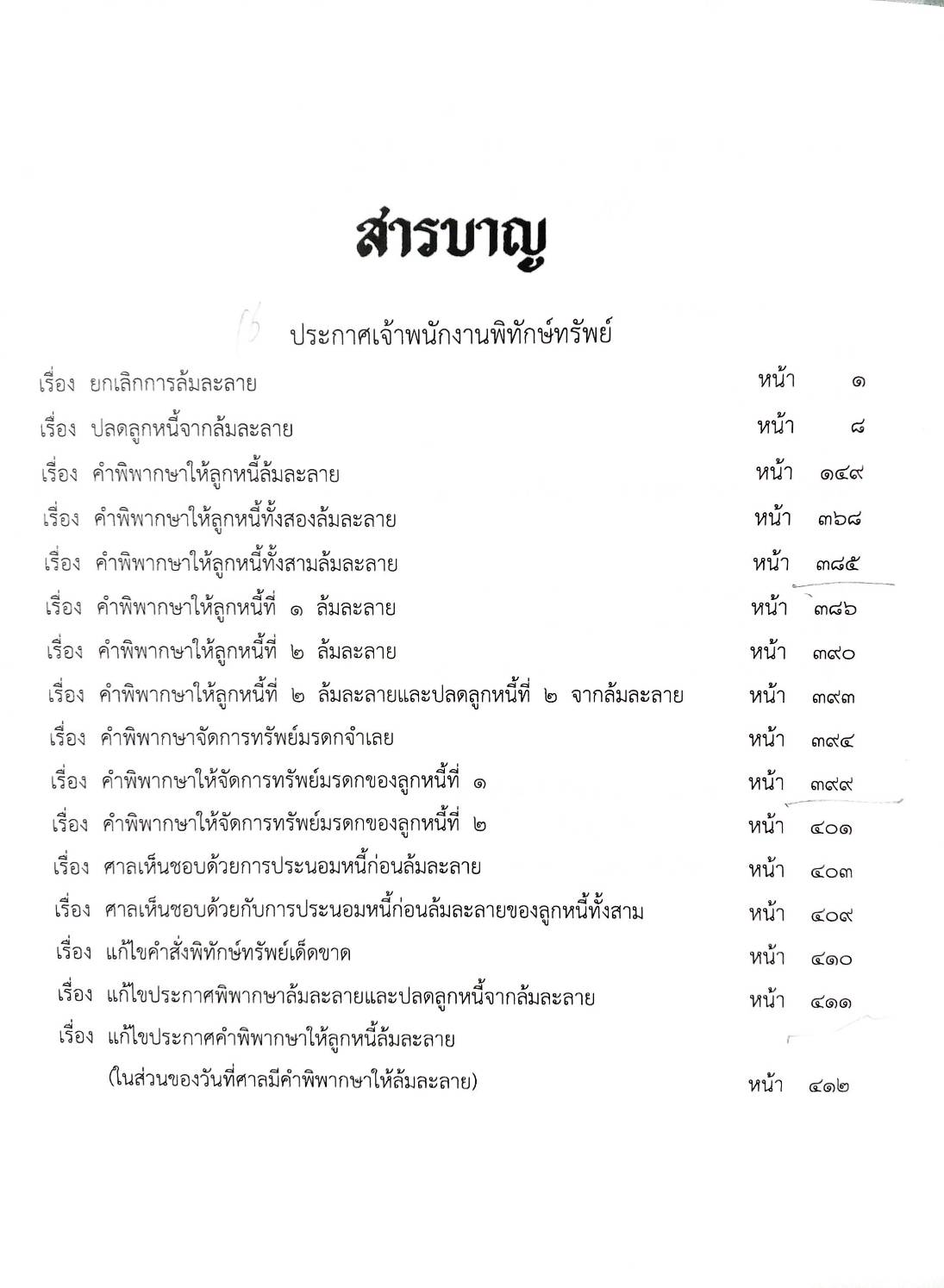 กฎหมายออกใหม่ 68/67 16 ประกาศเจ้าพนักงานพิทักษ์ทรัพย์