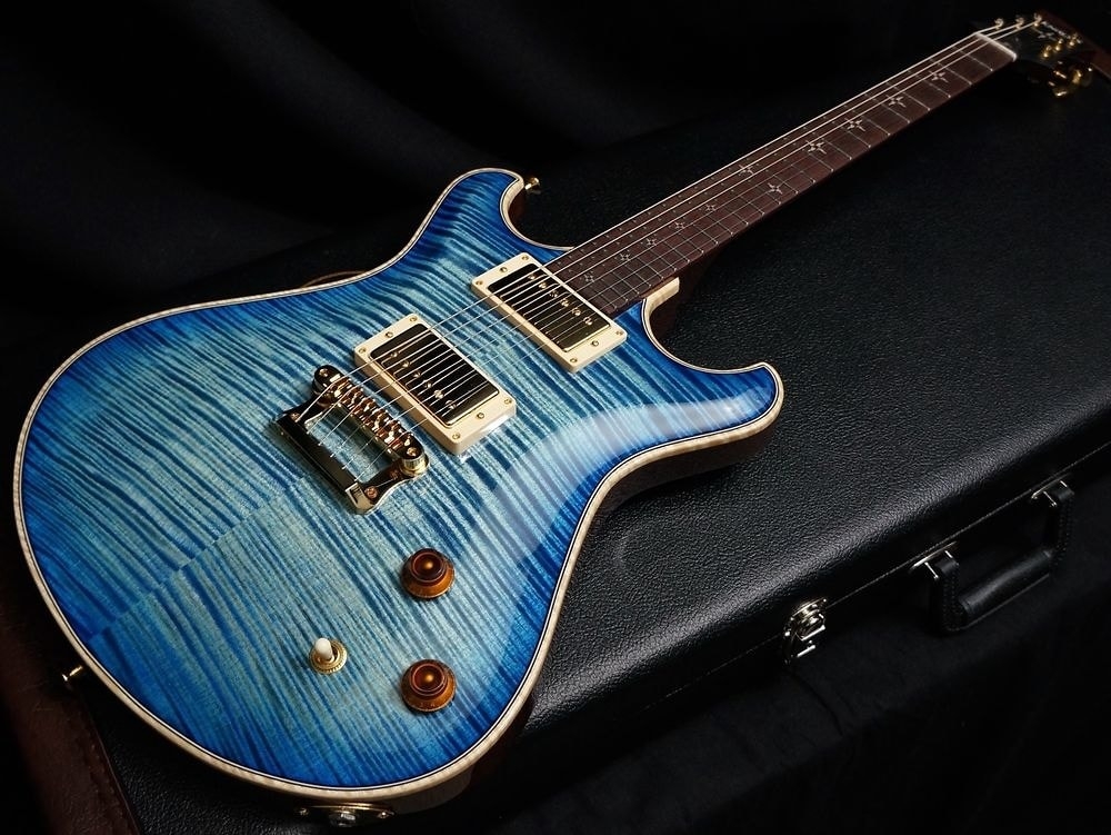 Knaggs Guitars Influence Keya Tier 2 in Blue Marlin w/ Seth Lovers pickups