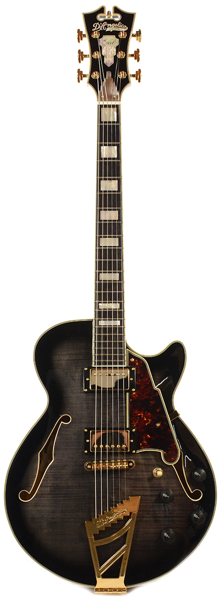 DANGELICO EX-SS DUAL PICKUP SINGLE CUTAWAY GREY BLACK