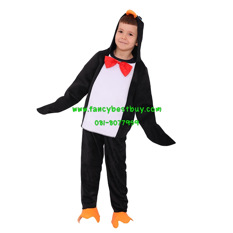 ชุดนกเพนกวิน เป็นชุดแฟนซีสัตว์สำหรับเด็ก สำหรับการแสดง Naughty Little Penguin ใช้ได้ทั้งเด็กชายหญิง ขนาด S 100-115, L 125-135, XL 135-145