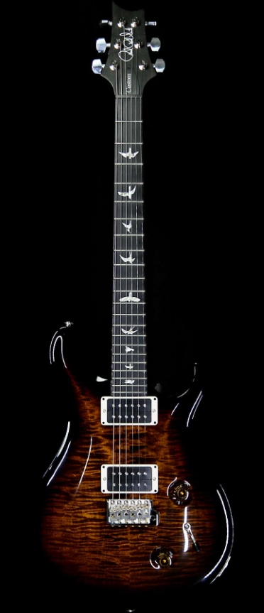 PAUL REED SMITH PRS CORE MODEL FLAME MAPLE TOP CUSTOM 22 EBONY FINGERBOARD BLACK GOLD BURST