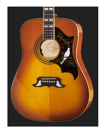 Epiphone Dove Pro Acoustic-Electric - Violin Burst