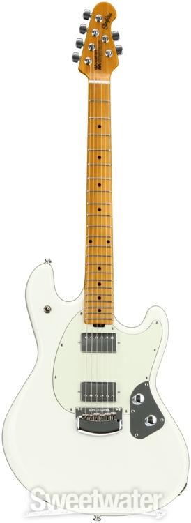 Ernie Ball Music Man StingRay Guitar - Ivory White