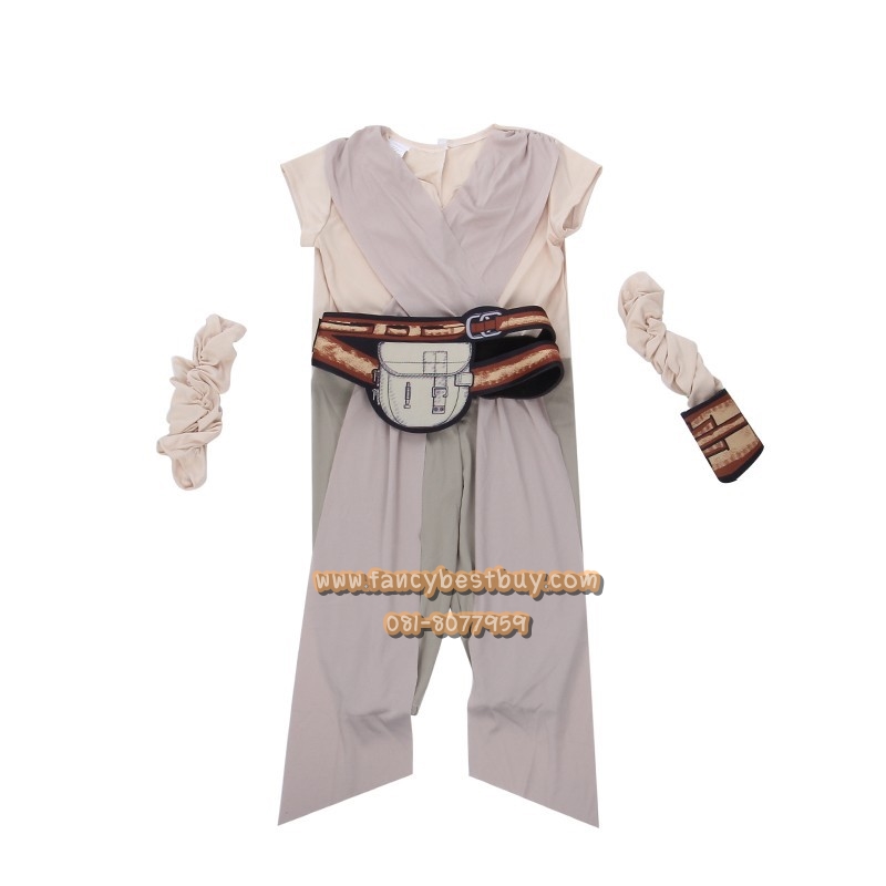 ชุดผู้หญิง Star Wars ชุดเรย์ Jedi Rey มีขนาด S 11-120, M 120-130, L 130-140