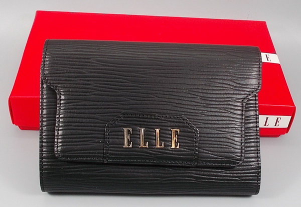 กระเป๋าสตางค์ ELLE ดำ ใหม่ แท้