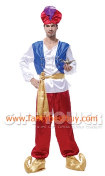 ชุดอาลาดิน Aladdin สำหรับชุดแฟนซีผู้ชาย ขนาดฟรีไซดื 170-180 ซม.