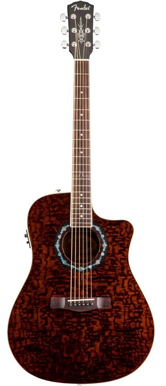 Fender T-Bucket 300 CE Cutaway Acoustic-Electric Dreadnought Guitar