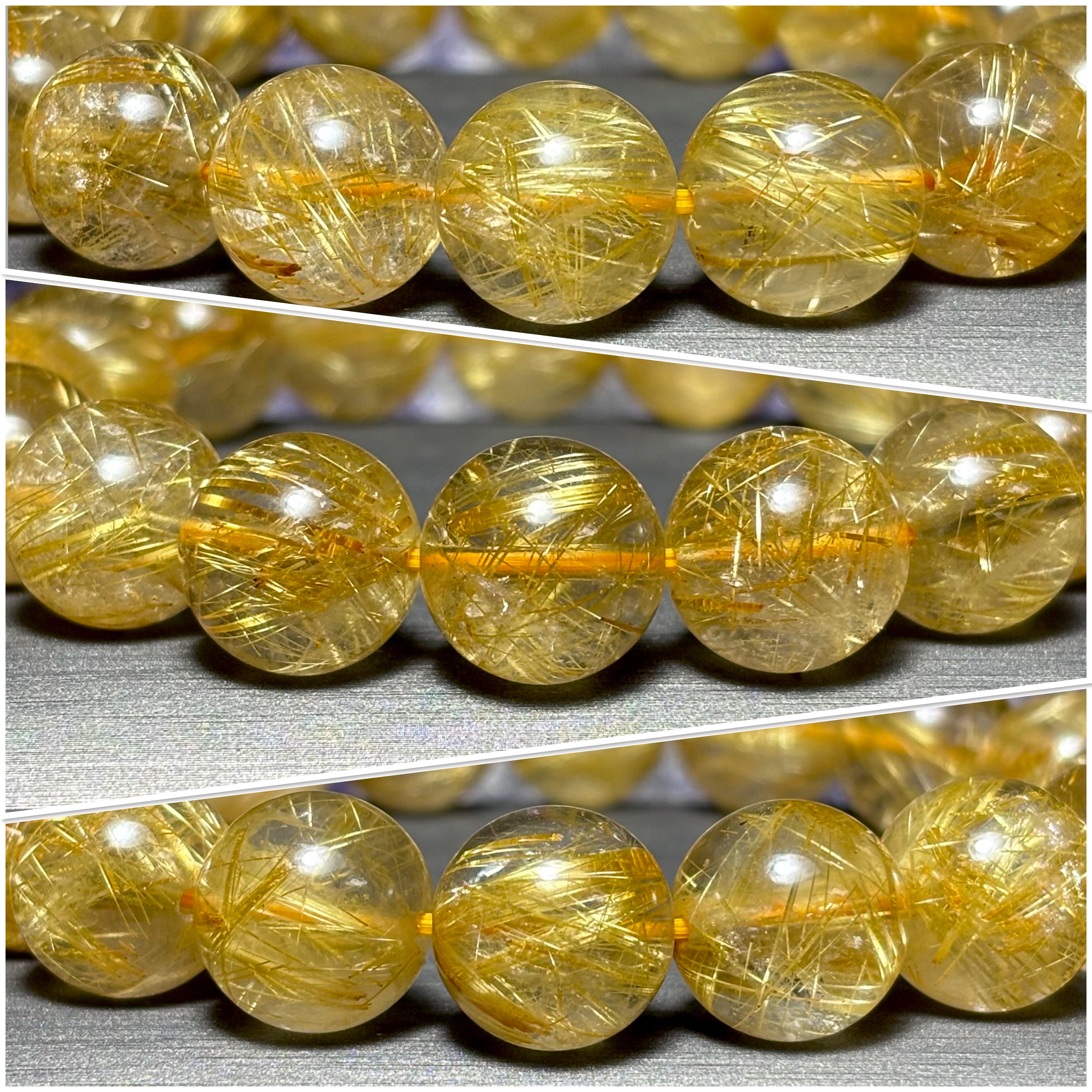 ข้อมือหิน ไหมทอง